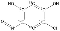 4-Chloro-6-nitrosoresorcinol-[13C6]